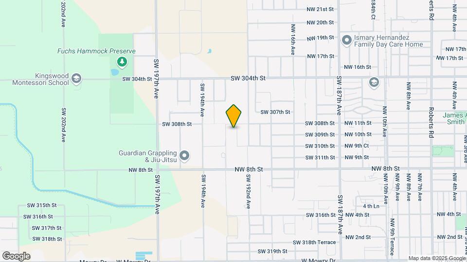 30840 SW 192nd Ct Map and Location Details