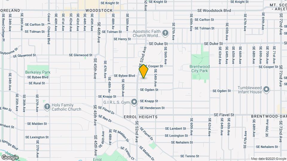 5237 SE Rural St Map and Location Details