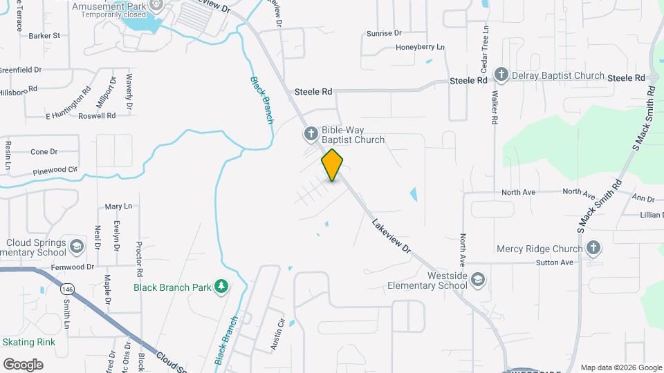 504 Cedar Creek Dr Map and Location Details