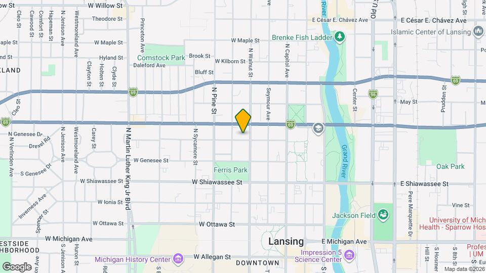 410 W Lapeer St Mapa y Detalles de la Ubicación