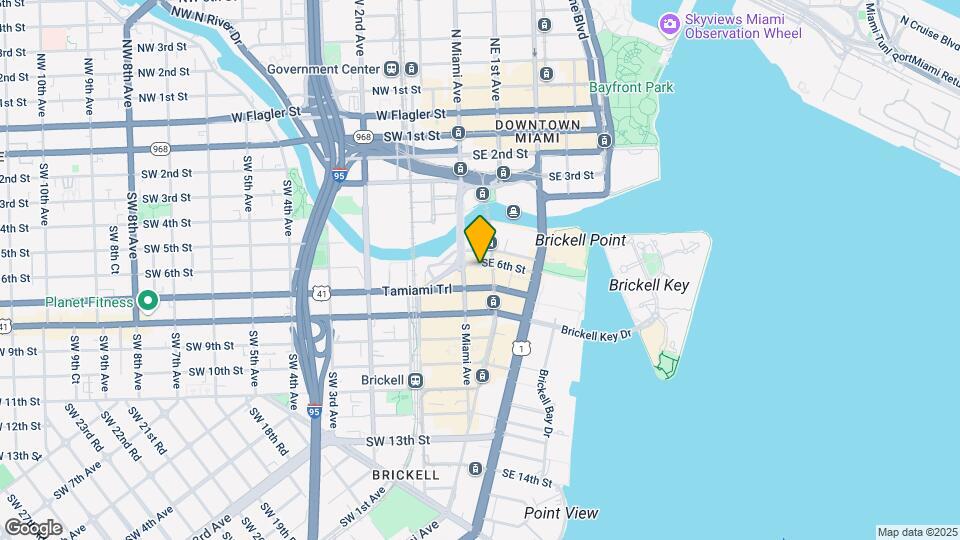 68 SE 6th St, Unit 2107 Map and Location Details