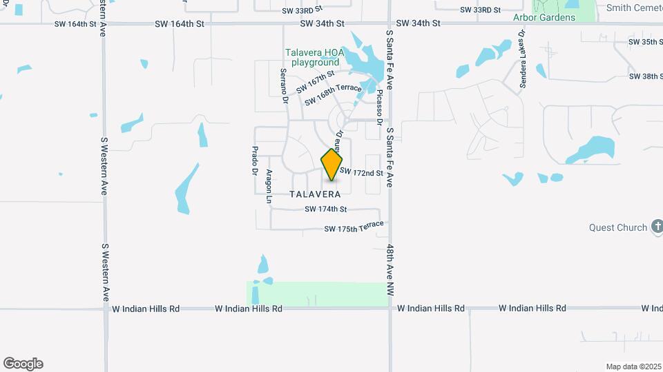17317 Triana Dr Map and Location Details