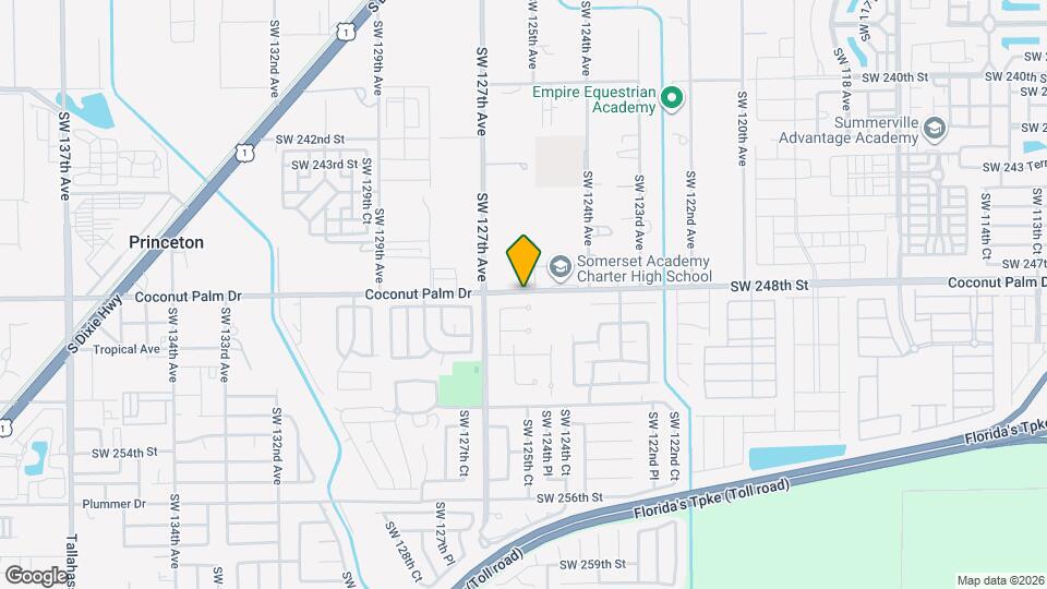 12460 SW 248th St Map and Location Details