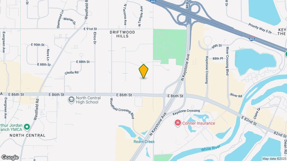 8647 Driftwood Dr Map and Location Details