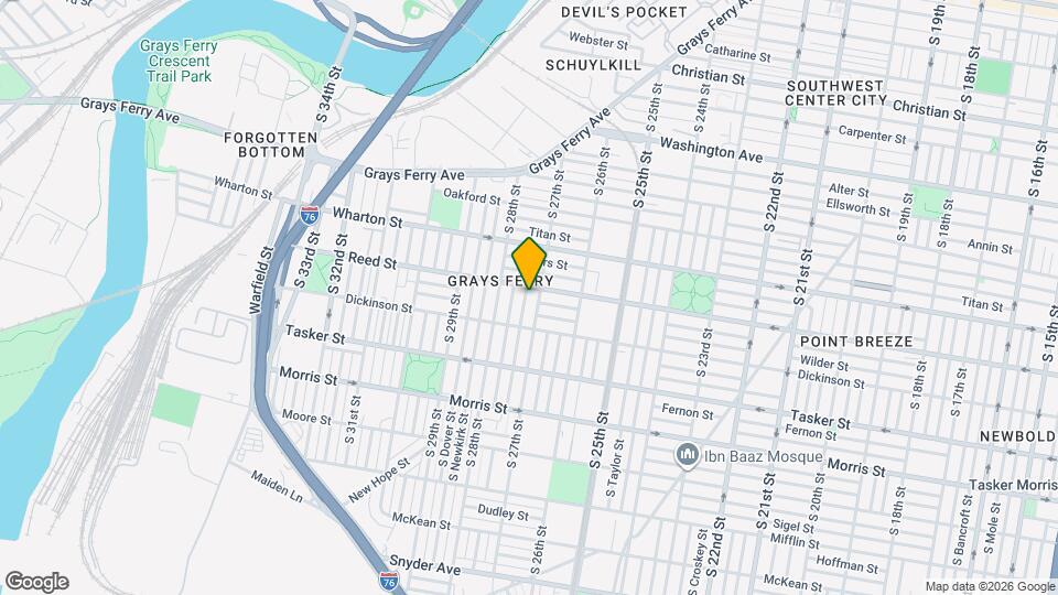 1411 S Etting St Map and Location Details