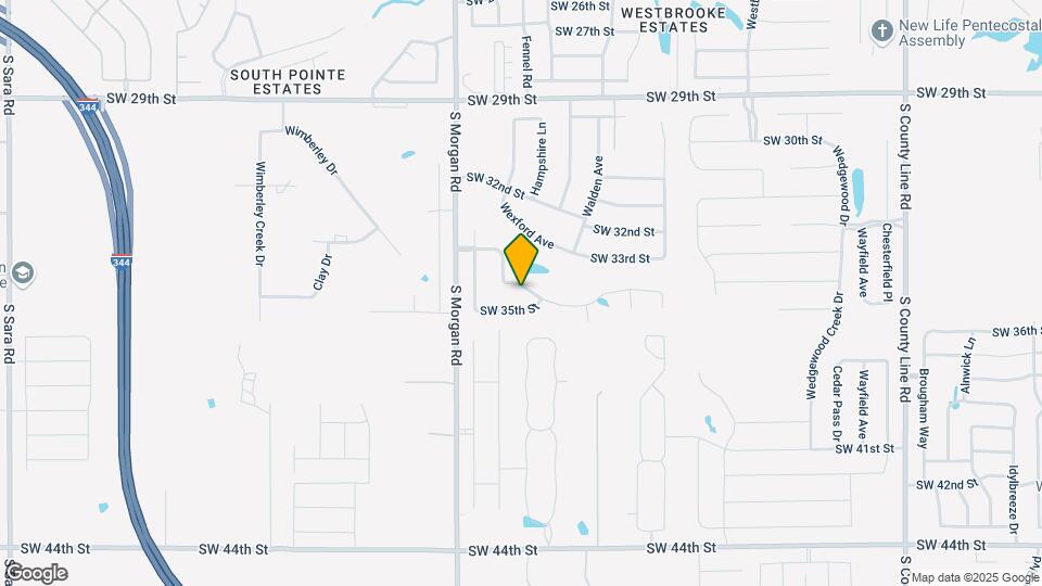9608 SW 25th St Map and Location Details