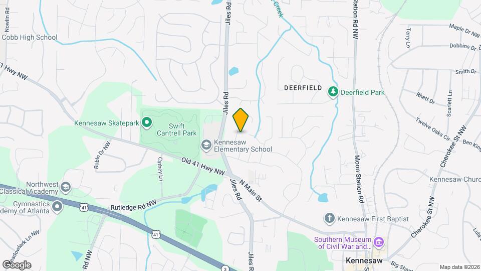 2562 Kennesaw Springs Ct Map and Location Details