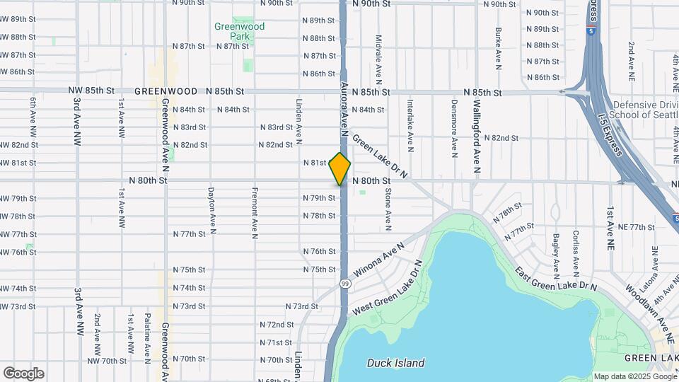 7907 Aurora Ave N Mapa y Detalles de la Ubicación