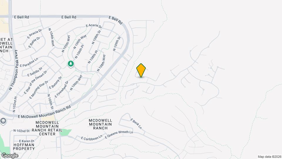 11047 E Mirasol Cir Map and Location Details