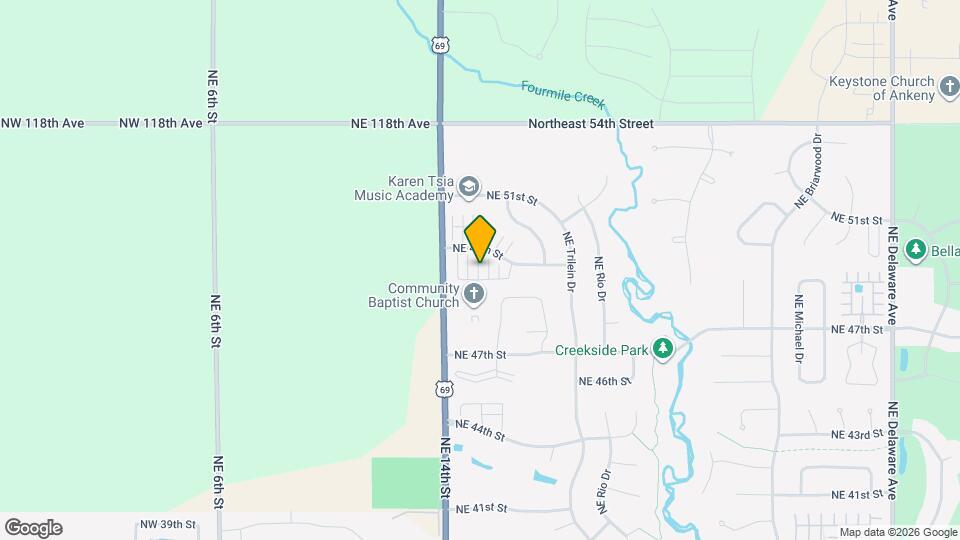 4817 NE Sherman Ln Map and Location Details