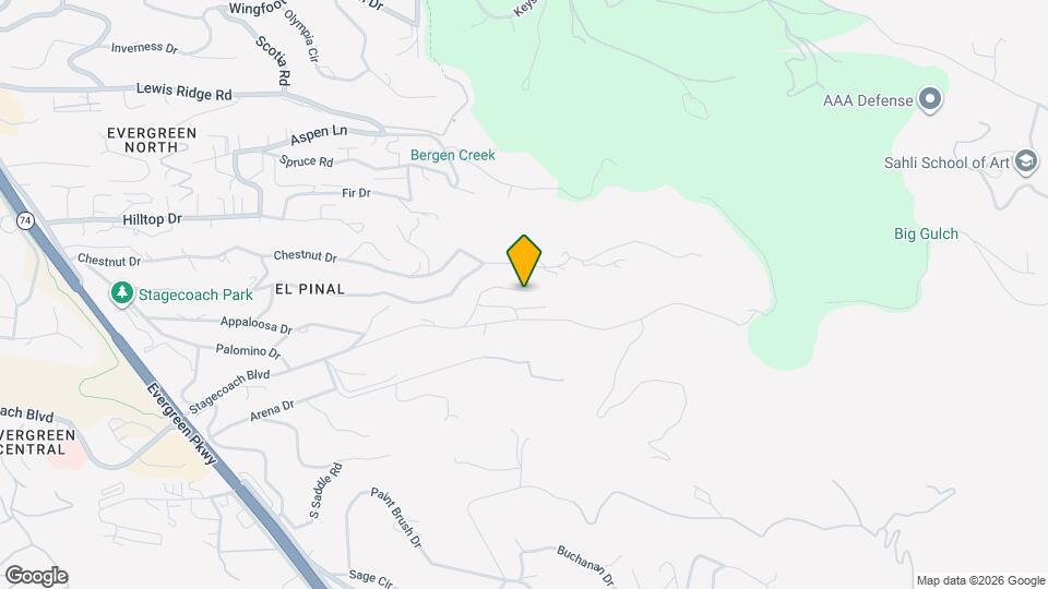 3168 Buckboard Dr Map and Location Details