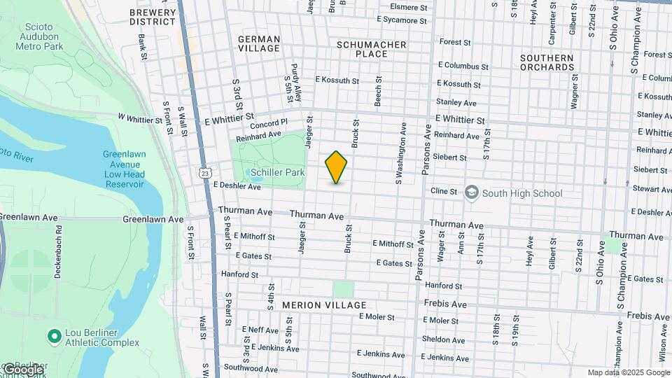 290 E Deshler Ave Map and Location Details