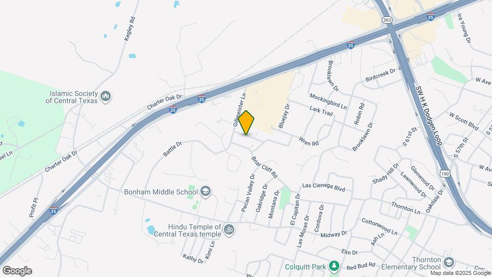 4417 Briarwood Dr Map and Location Details