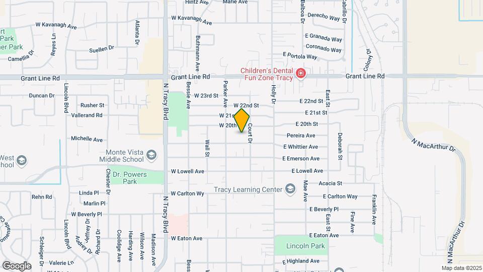 243 W Whittier Map and Location Details