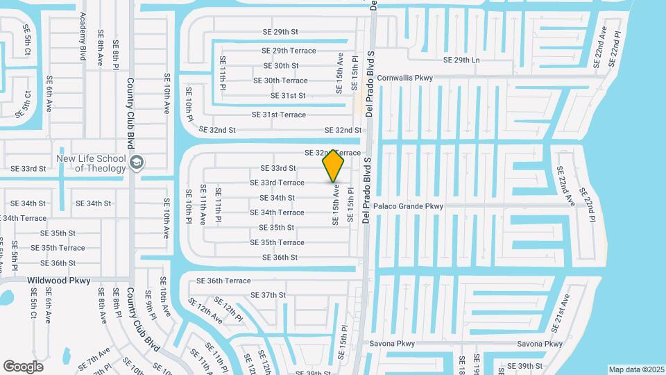 1436 SE 33rd Terrace Map and Location Details