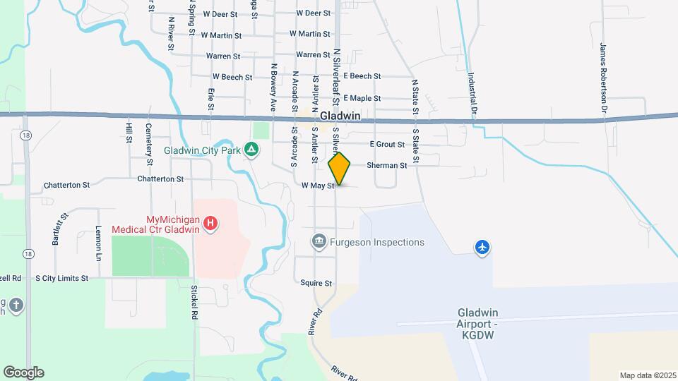 415 S Silverleaf St Map and Location Details