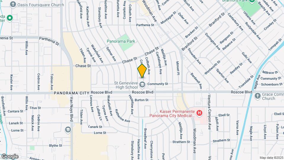 8353 Costello Ave Map and Location Details