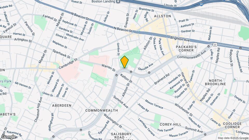 1423 Commonwealth Avenue Map and Location Details