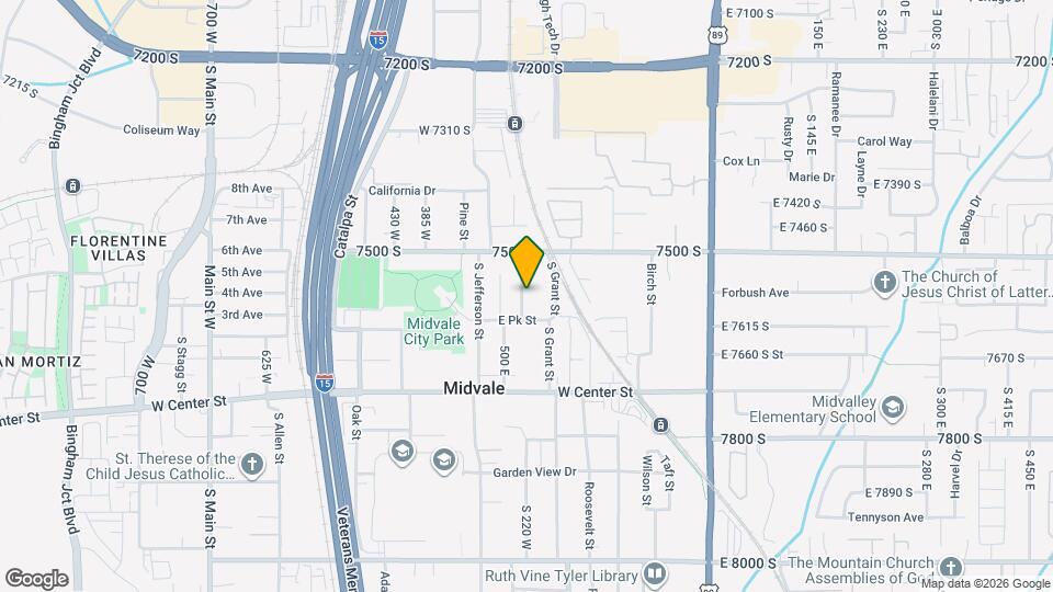 7571 S Lincoln St Map and Location Details