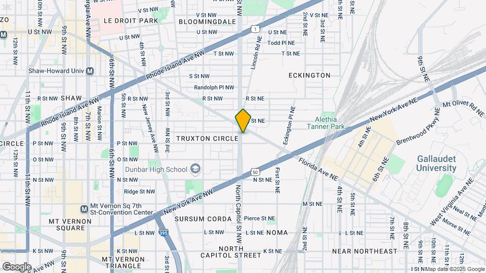 1519 N Capitol St NW Mapa y Detalles de la Ubicación