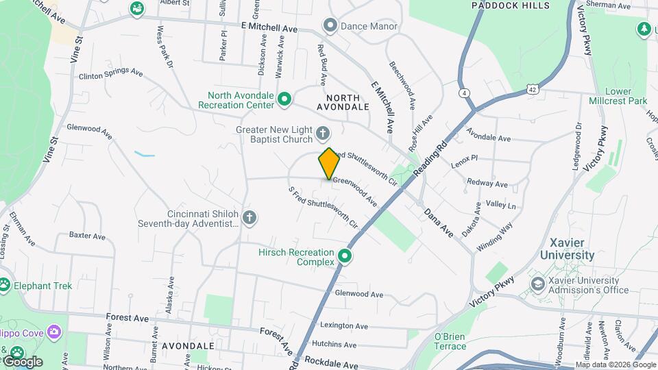 705 Greenwood Ave Mapa y Detalles de la Ubicación