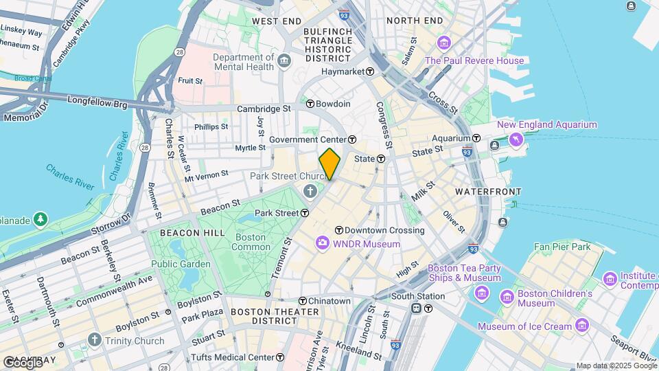90 Tremont St, Unit #1 Map and Location Details