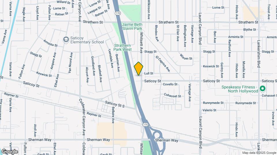 7609 Whitsett Ave Mapa y Detalles de la Ubicación