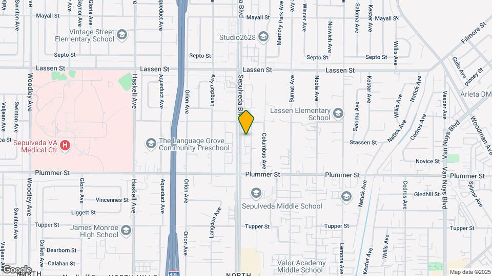 9620 Sepulveda Blvd Map and Location Details
