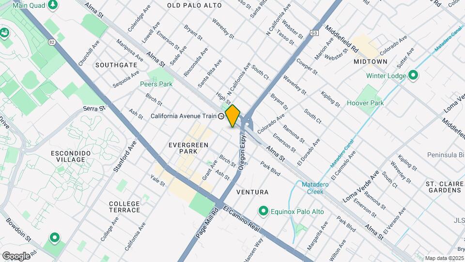 2573 Park Blvd Map and Location Details