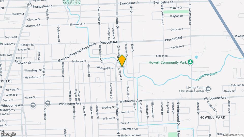 3744 Conrad Dr Map and Location Details