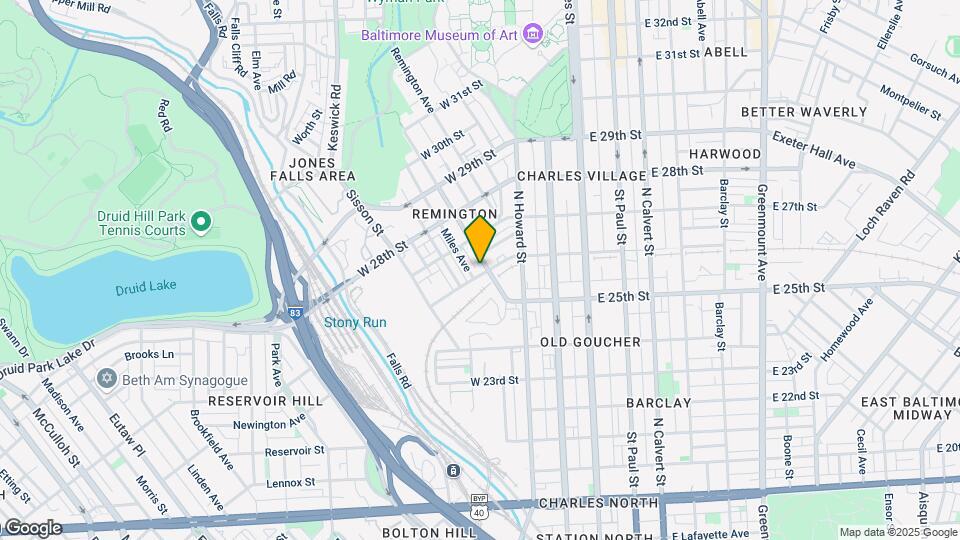 2602 Huntingdon Ave, Unit 1-Bed Map and Location Details