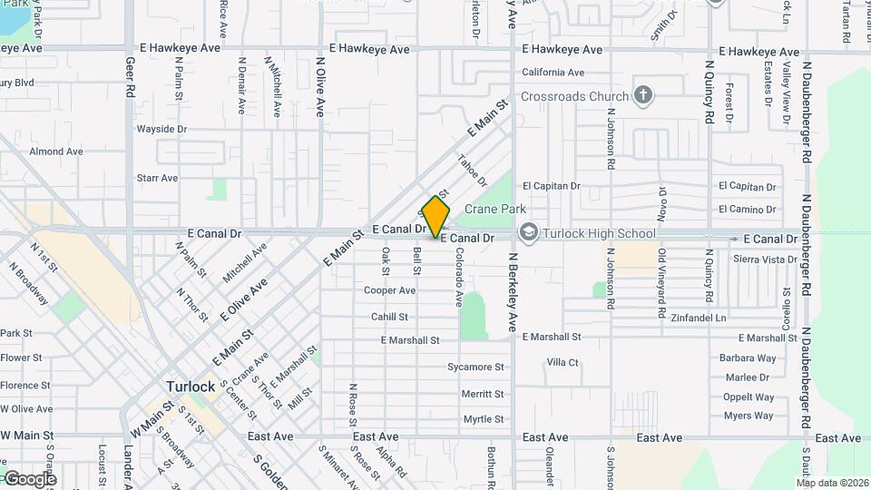 1444 E Canal Dr Map and Location Details