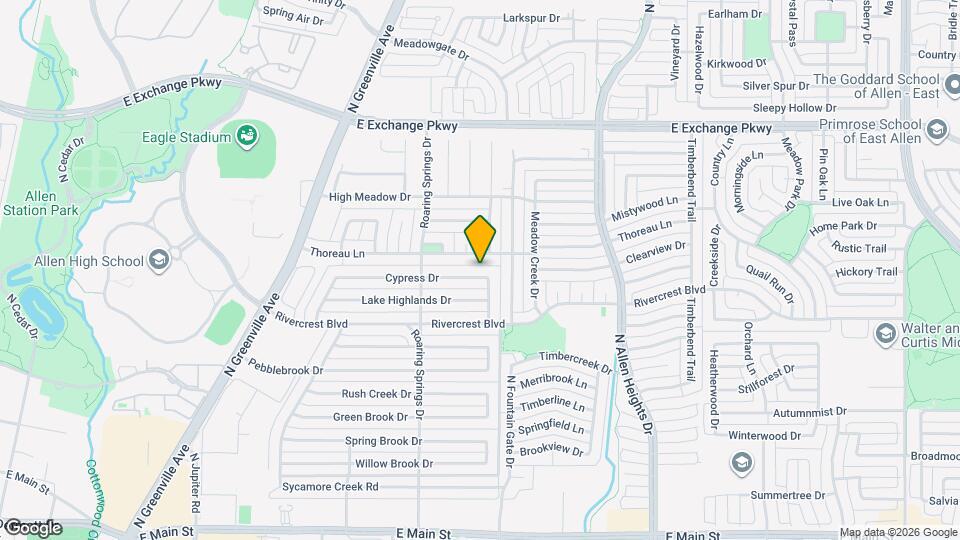 919 Cypress Dr Map and Location Details