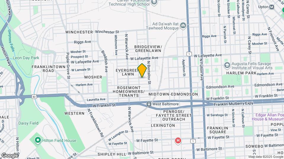 2323 Harlem Ave Map and Location Details