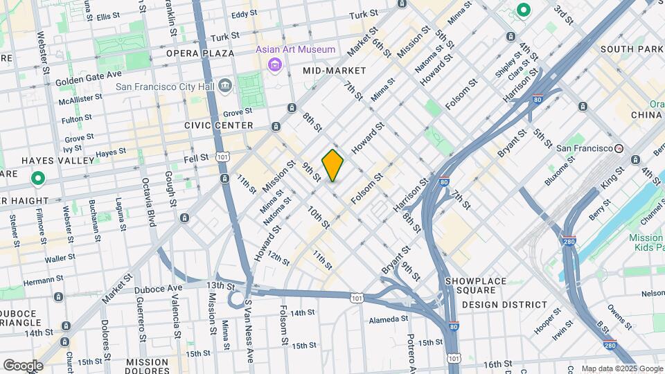 225 9th St Map and Location Details