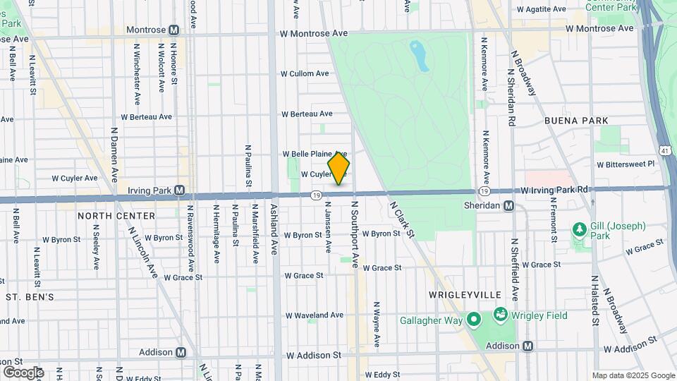 1420 W Irving Park Rd Map and Location Details