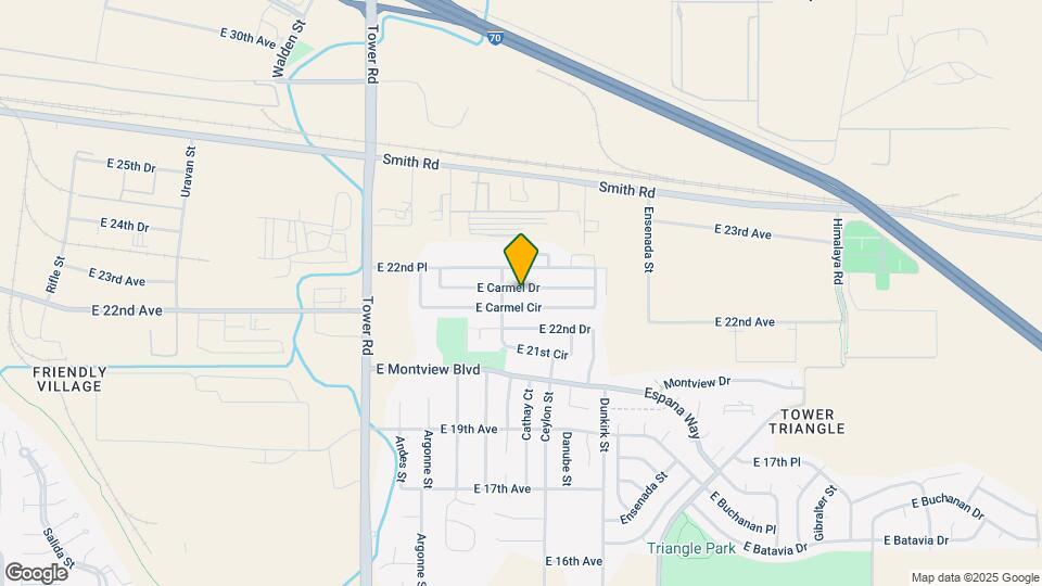 19038 E Carmel Dr Map and Location Details