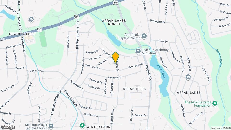 1438 Berriedale Dr Map and Location Details