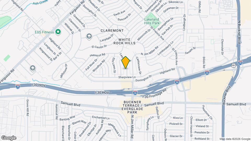 5821 Clendenin Ave Map and Location Details