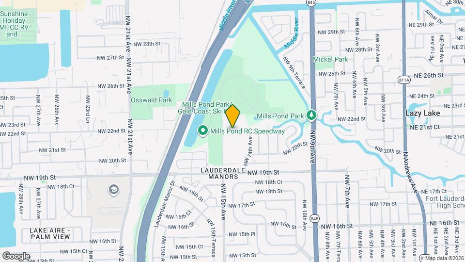 1470 NW 22nd St Map and Location Details