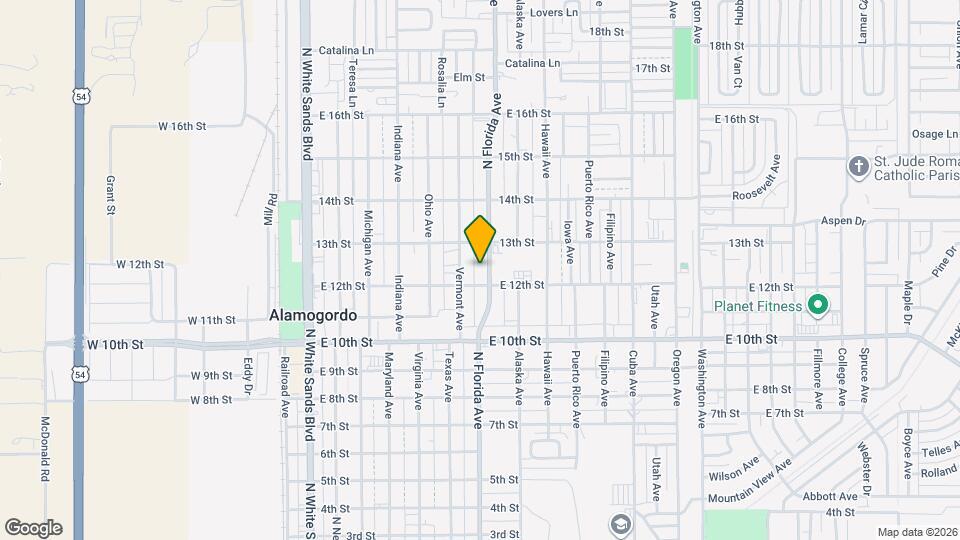 1207 N Florida Ave Map and Location Details