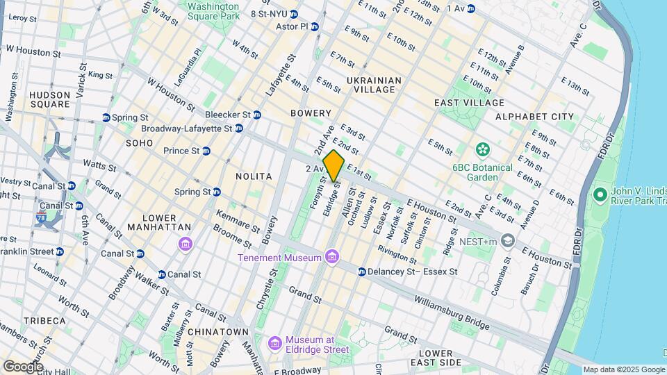 237 Eldridge St Map and Location Details