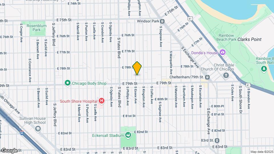 7835 S Essex Ave Map and Location Details