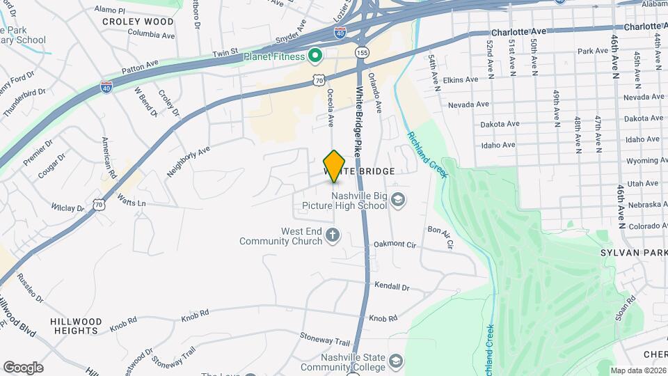 122 Oceola Ave Map and Location Details