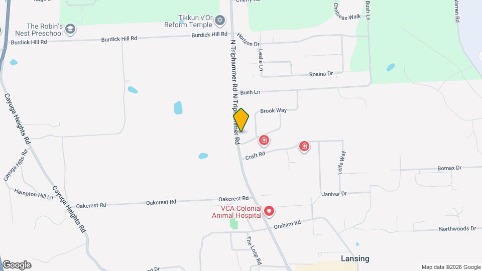 2451 N Triphammer Rd, Unit 1N Mapa y Detalles de la Ubicación