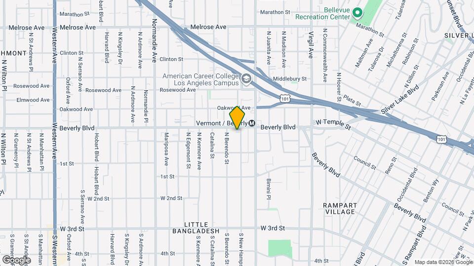 247 N New Hampshire Ave Map and Location Details