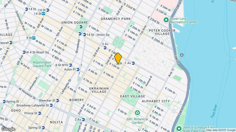 339-341 E 12th St Mapa y Detalles de la Ubicación