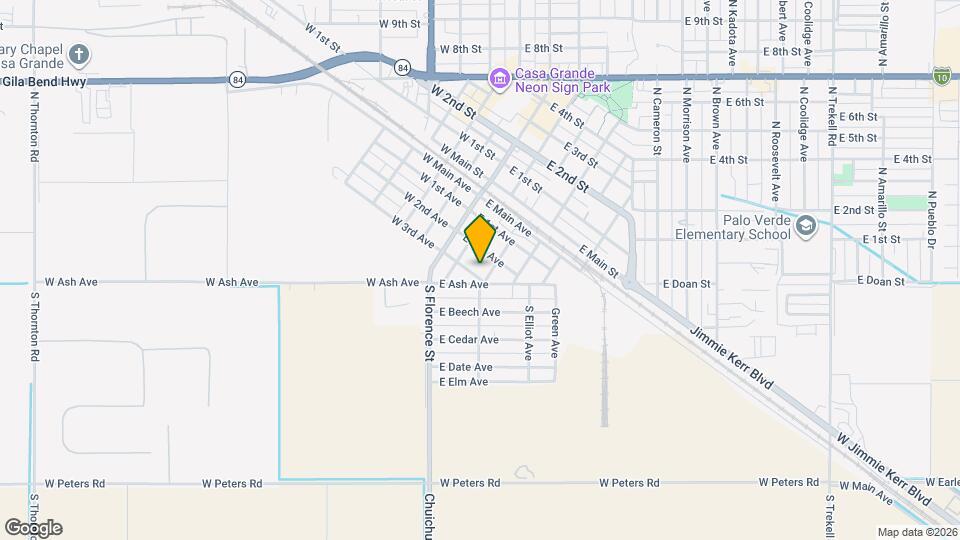 224 E 3rd Ave Map and Location Details