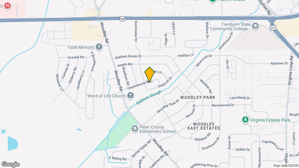 2706 Gwynnbrook Rd Map and Location Details