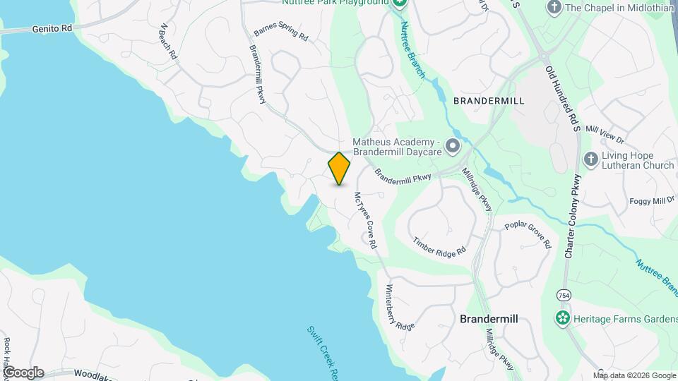 3901 McTyres Cove Ct Map and Location Details